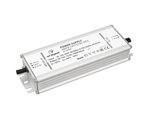 Блок питания Arlight ARPV-UH12150-PFC 12V 150W IP67 12,5A 024269