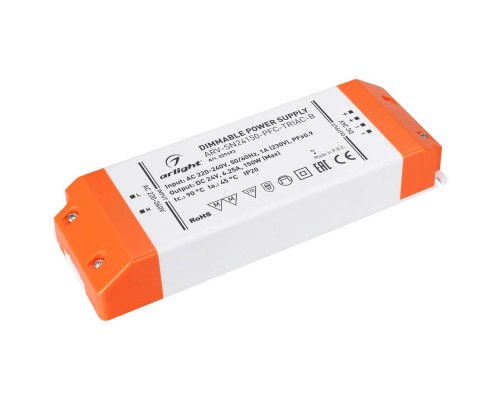 Блок питания Arlight ARV-SN24150-PFC-Triac-B 24V 150W IP20 6,25A 029493