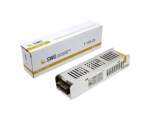 Блок питания SWG 24V 150W IP20 6,3A T-150-24 000301