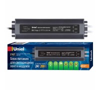 Блок питания Uniel 24V 200W IP67 8,3A UET-VAF-200B67 24V IP67 UL-00007580