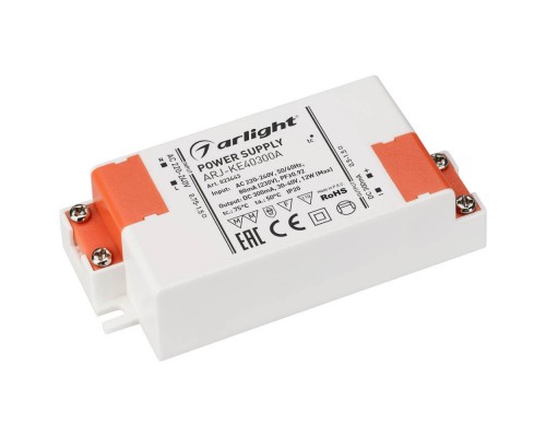 Драйвер Arlight ARJ-KE40300A 30-40V 12W IP20 0,3A 023443