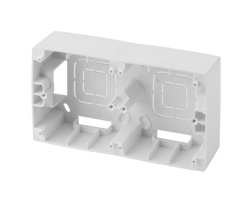 Коробка для накладного монтажа 2-постовая ЭРА 12 12-6102-01 Б0043170