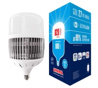 Лампа LED сверхмощная Volpe E27 100W 4000K матовая LED-M80-100W/4000K/E27/FR/NR UL-00006797