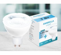 Лампа светодиодная Ambrella light GU10 7W 4200K белая 207864