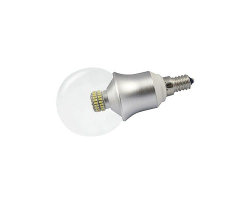 Лампа светодиодная Arlight E14 6W 6000K прозрачная CR-DP-G60 6W White 015990