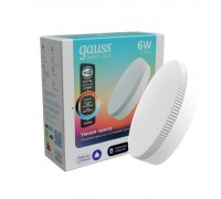 Лампа светодиодная диммируемая Gauss Smart Light 6W 530lm 2700-6500К GX53 1400112