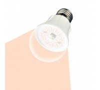 Лампа светодиодная для растений Uniel E27 10W прозрачная LED-A60-10W/SPFR/E27/CL PLP01WH UL-00001820