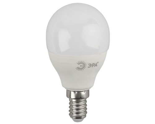 Лампа светодиодная ЭРА E14 10W 4000K матовая LED P45-10W-840-E14 R Б0050233