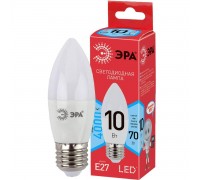 Лампа светодиодная ЭРА E27 10W 4000K матовая LED B35-10W-840-E27 R Б0050696