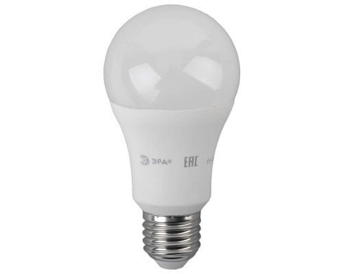 Лампа светодиодная ЭРА E27 17W 2700K матовая LED A60-17W-827-E27 Б0031699