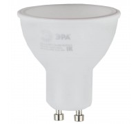 Лампа светодиодная ЭРА GU10 5W 2700K матовая ECO LED MR16-5W-827-GU10 Б0019062