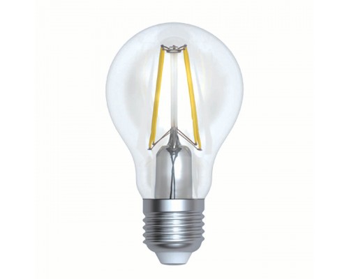 Лампа светодиодная филаментная Uniel E27 15W 3000K прозрачная LED-A60-15W/3000K/E27/CL PLS02WH UL-00005849