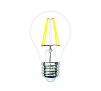 Лампа светодиодная филаментная Volpe E27 5W 3000K прозрачная LED-A60-5W/3000K/E27/CL/SLF UL-00008294