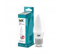 Лампа светодиодная IEK E27 5W 4000K матовая LLE-C35-5-230-40-E27