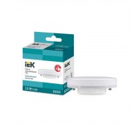 Лампа светодиодная IEK GX53 15W 4000K матовая LLE-T80-15-230-40-GX53