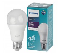 Лампа светодиодная Philips E27 13W 4000K матовая 929002305287