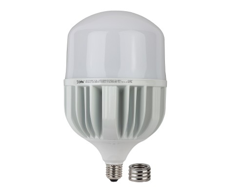 Лампа светодиодная сверхмощная ЭРА E27/E40 120W 6500K матовая LED POWER T160-120W-6500-E27/E40 Б0049104