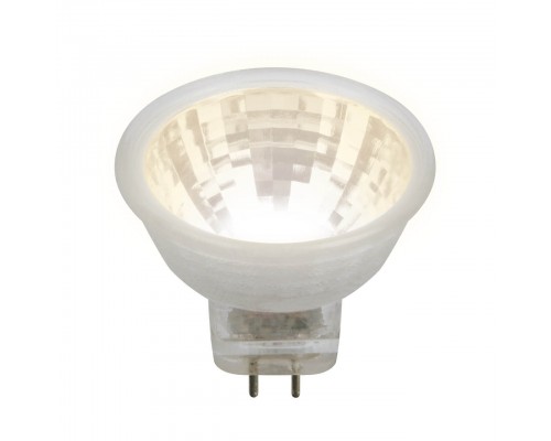 Лампа светодиодная Uniel GU4 3W 3000K прозрачная LED-MR11-3W/WW/GU4/220V GLZ21TR UL-00001702