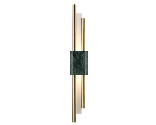 Настенный светодиодный светильник Crystal Lux CARTA AP6W LED GREEN/BRASS