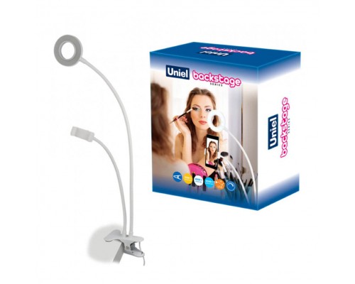 Настольная лампа Uniel Backstage ULK-F51-8W/SW/Dim IP20 White UL-00006867