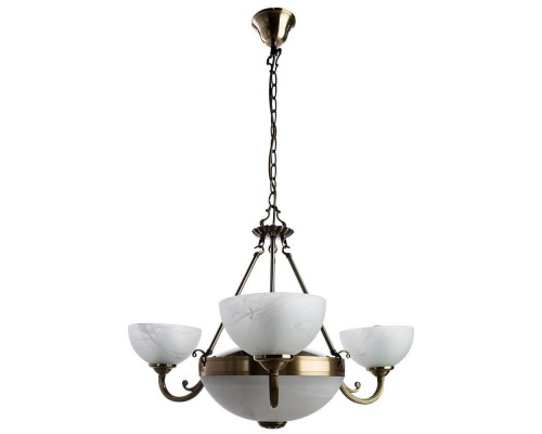 Подвесная люстра Arte Lamp Windsor White A3777LM-3-2AB