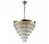 Подвесная люстра Crystal Lux Abigail SP-PL15 D620 Gold/Transparent