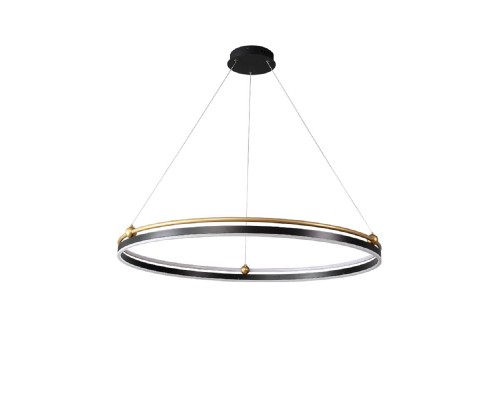 Подвесная люстра Crystal Lux FERNANDO SP88W LED D1000 BLACK/GOLD