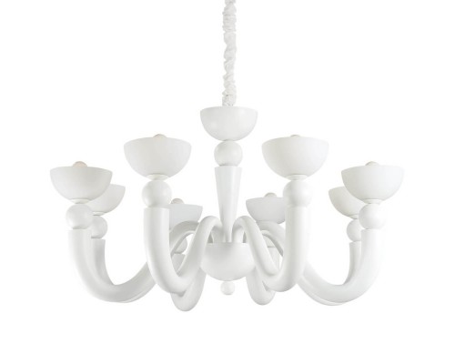 Подвесная люстра Ideal Lux Bon Bon SP8 Bianco 094007