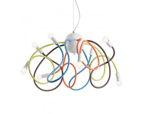 Подвесная люстра Ideal Lux Multiflex SP8 Color 141909