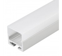 Профиль с рассеивателем Arlight SL-LINE-2011M-2500 ANOD+OPAL SQUARE 025870