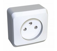 Розетка 2К Schneider Electric Этюд 16A 250V со шторками белая PA16-002B