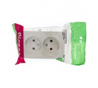 Розетка двойная 2К Schneider Electric Blanca 16A 250V бежевая BLNRA000217