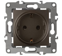 Розетка ЭРА 12 2P E Schuko со шторками 16A 250V 12-2102-13 Б0019324