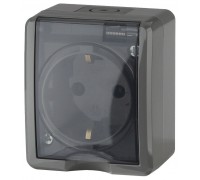 Розетка ЭРА Эксперт 2P E IP54 16A 250V 11-2401-03 Б0020713