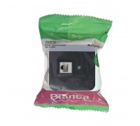 Розетка компьютерная RJ45 Schneider Electric Blanca 5e кат UTP антрацит BLNIA045006