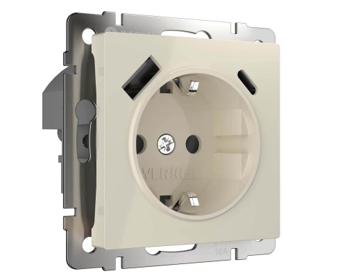 Розетка Werkel с быстрой зарядкой USB Type A+С слоновая кость W1171703 4690389176425