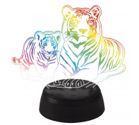 Светодиодная фигура Uniel ULI-M508 RGB/3AA Tiger Family/Black UL-00008403