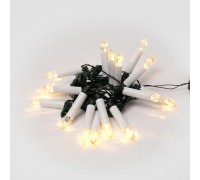 Светодиодная гирлянда Uniel Свечки 220V теплый белый ULD-S0400-020/SGA Warm White IP20 Candles UL-00005468