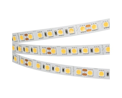 Светодиодная лента Arlight 23W/m 96LED/m 5060SMD теплый белый 5M RT-B96-10mm 24V Warm2700 017425(2)