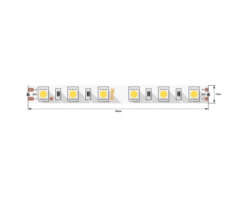 Светодиодная лента SWG 14,4W/m 60LED/m 5050SMD теплый белый 5M 006318