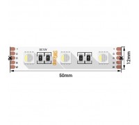 Светодиодная лента SWG 19,2W/m 60LED/m 5050SMD разноцветный/ теплый белый 5M 005012