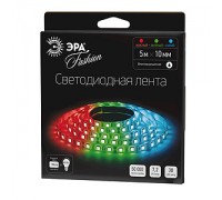 Светодиодная влагозащищенная лента ЭРА 7,2W/m 30LED/m 5050SMD RGB 5M LS5050-30LED-IP65-RGB-5m C0043044