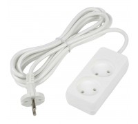 Удлинитель Uniel Ultra 2гн х 3м б/з S-CU2-3 White UL-00009977