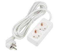 Удлинитель Uniel Ultra 2гн х 3м с/з S-GCU2-3 White UL-00009998