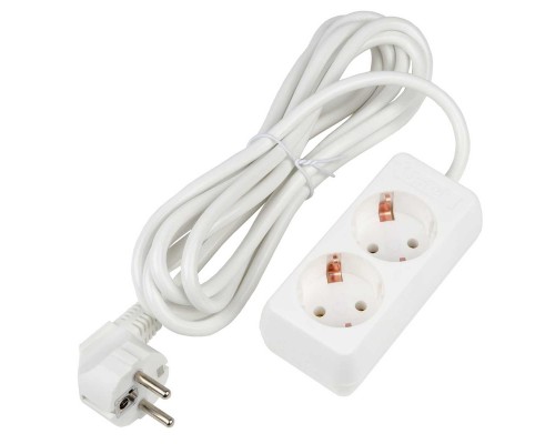 Удлинитель Uniel Ultra 2гн х 3м с/з S-GCU2-3 White UL-00009998