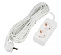 Удлинитель Uniel Ultra 2гн х 5м с/з S-GCU2-5 White UL-00009999