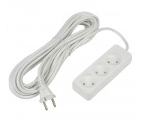 Удлинитель Uniel Ultra 3гн х 10м б/з S-CU3-7 White UL-00009986