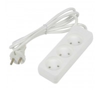 Удлинитель Uniel Ultra 3гн х 2м б/з S-CU3-2 White UL-00009981