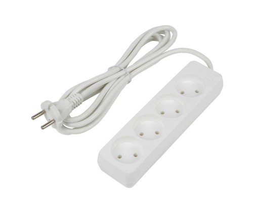 Удлинитель Uniel Ultra 4гн х 3м б/з S-CU4-3 White UL-00009988