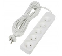 Удлинитель Uniel Ultra 5гн х 5м б/з S-CU5-5 White UL-00009991